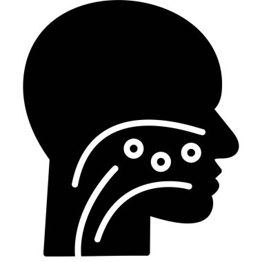 Maskeli bir adamın vektör çizimi