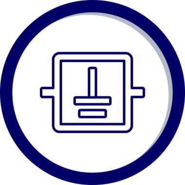 Modern b 'nin vektör illüstrasyonu eksik simgesi