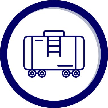 Otobüs. Web simgesi basit illüstrasyon