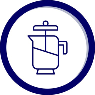 kahve fincanı ikonu vektör illüstrasyonu