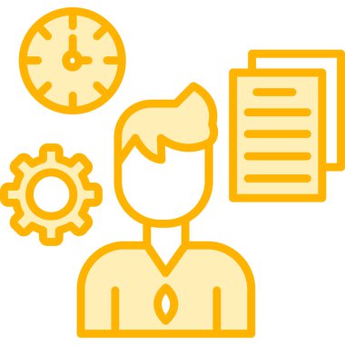 yönetim iş zamanı simgesi