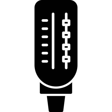 mikrofon simgesi vektör illüstrasyonu