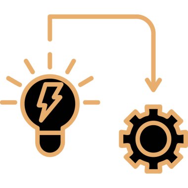 fikir web simgesi vektör illüstrasyonu