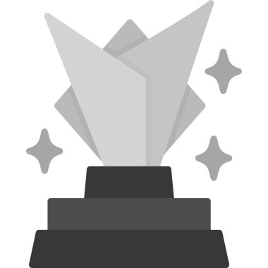 Trophy Kupası düz kutsal kişilerin resmi, vektör çizim