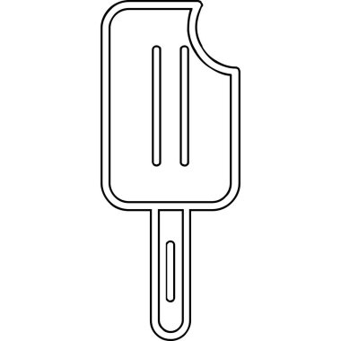 Beyaz arka plan üzerinde izole dondurma çubuğu