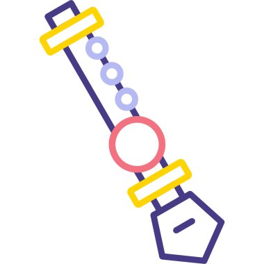 İp. Web simgesi basit illüstrasyon