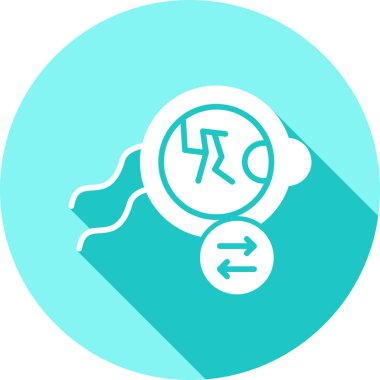 Bir insan yüzünün vektör illüstrasyonu