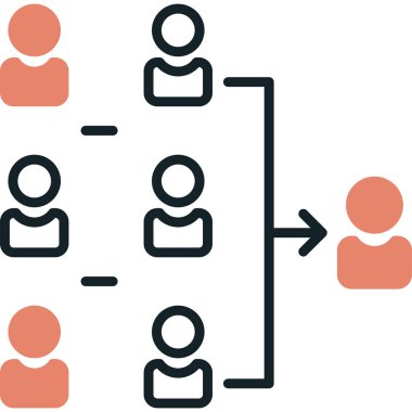 şebeke. Web simgesi basit illüstrasyon