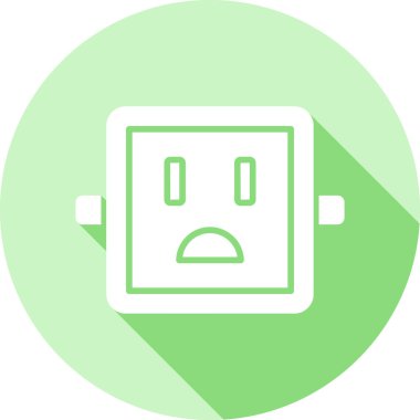 Güç. Web simgesi basit illüstrasyon