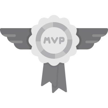 Bir yıldız çelengi ile izole edilmiş bir rozet.