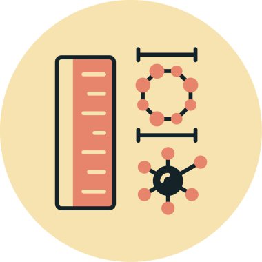 Modern bir simgenin vektör illüstrasyonu
