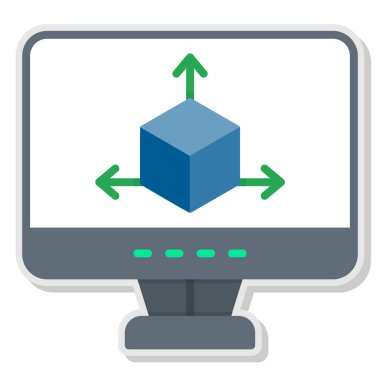 Web simgesi vektör illüstrasyonu