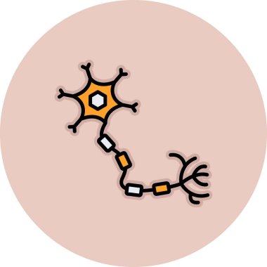 izole edilmiş beyin simgesi vektörü