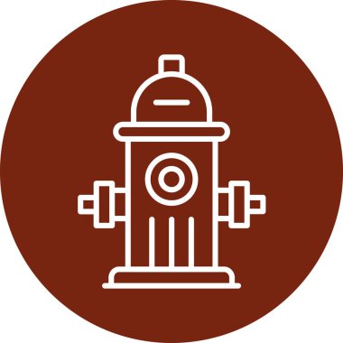 Bir benzin istasyonu simgesinin vektör illüstrasyonu