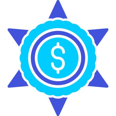 Para için. Web simgesi basit illüstrasyon