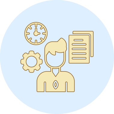 iş simgesi vektör illüstrasyonu