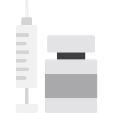 İlaç şişesi simgesi, izometrik biçim