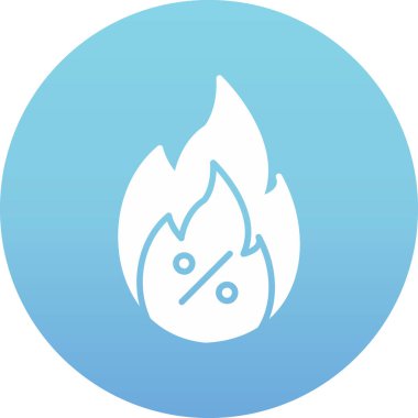 şenlik ateşi simgesi, vektör illüstrasyonu basit tasarım