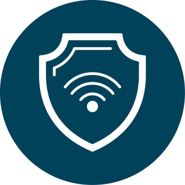 wifi sembolü vektör simgesi