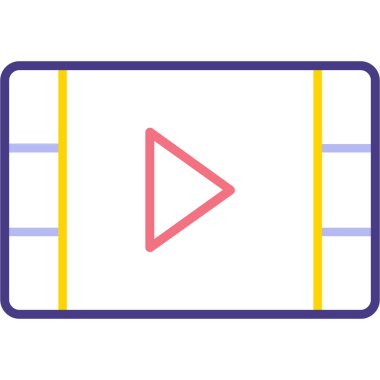 Modern bir simgenin vektör illüstrasyonu