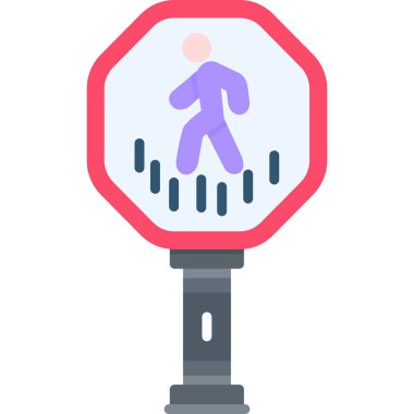 Trafik lambası. Basit illüstrasyon