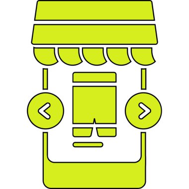 simge vektör illüstrasyonunu sakla