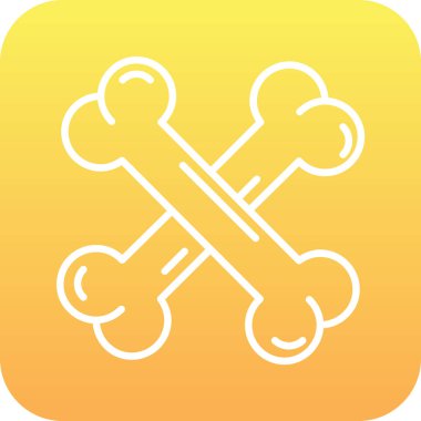 İki anahtarı kesişen sarı bir ikon çizimi