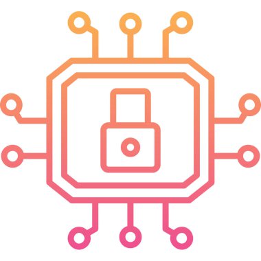 Siber güvenlik. Basit resimleme