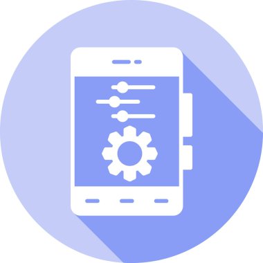 - Telefon. Web simgesi basit illüstrasyon