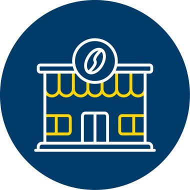 Bina. Web simgesi basit illüstrasyon