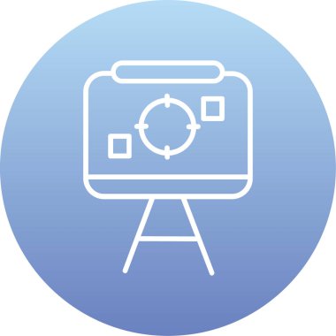 dijital kamera vektör simgesi modern illüstrasyon