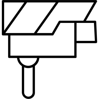 Yapı tekerlekli araç simgesi