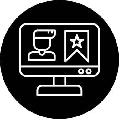 seo modern simgesinin vektör illüstrasyonu