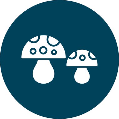 mantar vektör simgesi işareti