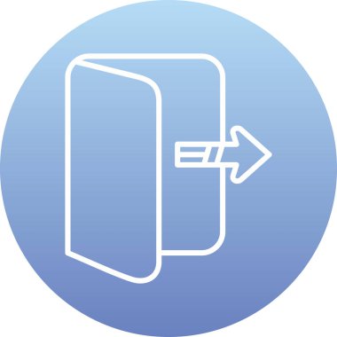 ok simgesi vektör illüstrasyonu