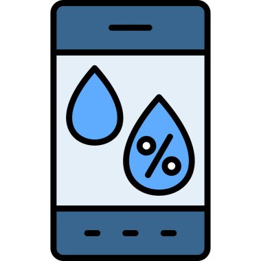 Akıllı telefon. Web simgesi basit illüstrasyon