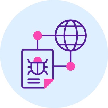 İnternet ağı. Web simgesi