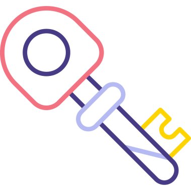 dondurma simgesi, vektör illüstrasyonu