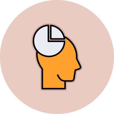 Tıbbi ikona sahip beyin, vektör illüstrasyon tasarımı