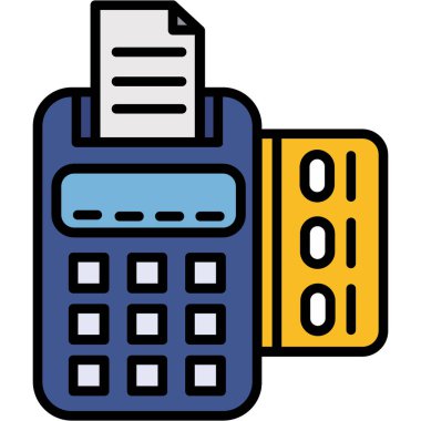 Hesap makinesi. Web simgesi basit tasarım