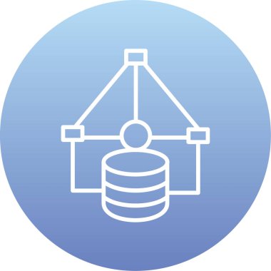 Modern simgenin vektör illüstrasyonu