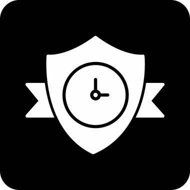 Alarm simgesi vektör illüstrasyonu