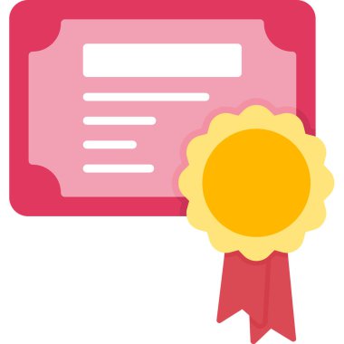 diploma. Web simgesi basit illüstrasyon