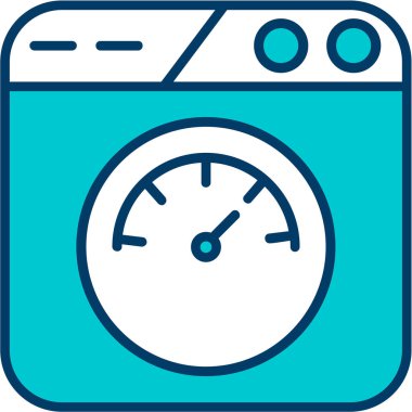 Çamaşır makinesi vektör simgesi