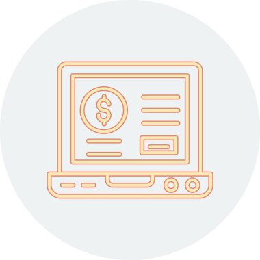 bilgisayar simgesi vektör illüstrasyonu