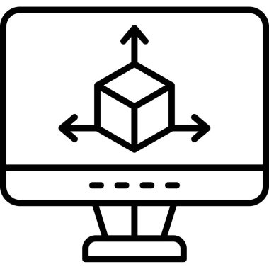 bilgisayar simgesi, vektör illüstrasyonu