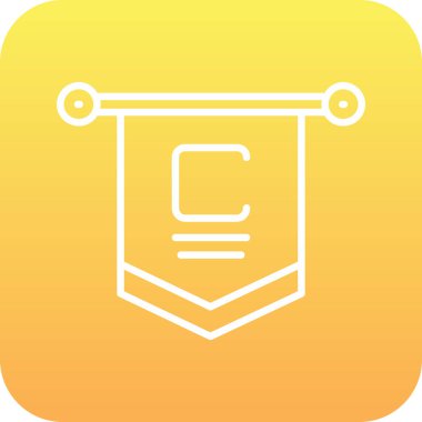 Modern b 'nin vektör illüstrasyonu eksik simgesi