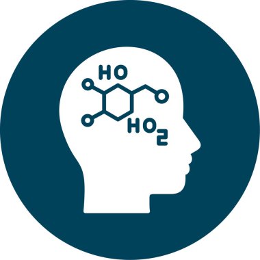 Kimyasal formül vektör çizimi