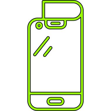 Telefon simgesi vektör illüstrasyonu