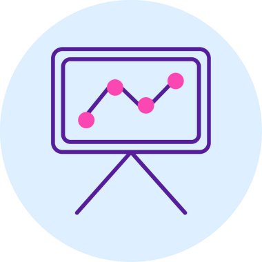 Çizelge. Web simgesi basit illüstrasyon